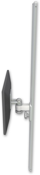 AccessMount™ ErgoVision 65 LCD mount on a 50" wall track slider