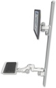 AccessMount™ ErgoVision 65 LCD mount on a 50" wall track with separate arms, a 12" paralink keyboard tray, and an 6" arm