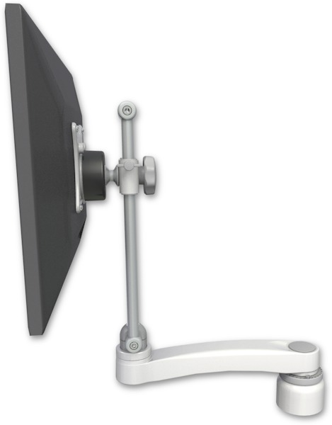 AccessMount™ ErgoVision 710 LCD desk mount with a 1" riser and an 11" arm