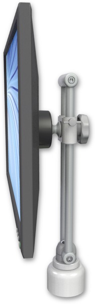 AccessMount™ ErgoVision 710 LCD desk mount with a 1" riser