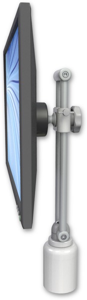 AccessMount™ ErgoVision 710 LCD desk mount with a 3" riser