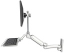 AccessMount™ Ultra 180 Heavy Duty Arm with EV710 monitor mount wall mount, a 12" keyboard tray, and an 11" arm