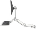 AccessMount™ Ultra 180 Heavy Duty Arm with EV710 monitor mount 3.5" wall mount, a 12" keyboard tray, and an 11" arm