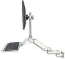 AccessMount™ Ultra 180 Heavy Duty Arm with EV710 monitor mount 3.5" wall mount, a 12" keyboard tray, and an 6" arm