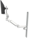 AccessMount™ Ultra 180 Heavy Duty Arm with Paralink monitor mount mount on a 36" wall track slider and an 11" arm