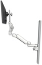 AccessMount™ Ultra 180 Heavy Duty Arm with Paralink monitor mount mount on a 36" wall track slider and an 6" arm