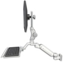 AccessMount™ Ultra 180 Heavy Duty Arm with Paralink monitor mount 3.5" wall mount and a 12" keyboard tray