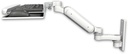 AccessMount™ Ultra 180 Heavy Duty Arm wall mount with a wrist-rest keyboard tray and an 6" arm