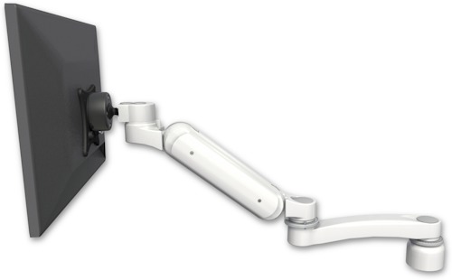 AccessMount™ Ultra 180 Heavy Duty Arm desk mount with a 1" riser and an 11" arm