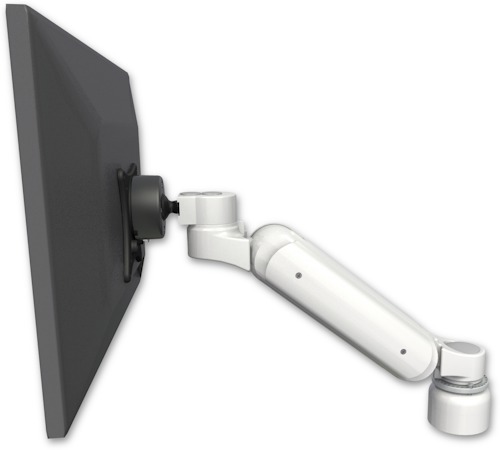 AccessMount™ Ultra 180 Heavy Duty Arm desk mount with a 1" riser