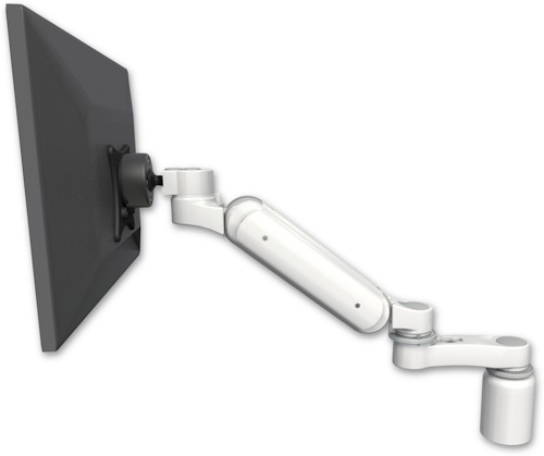 AccessMount™ Ultra 180 Heavy Duty Arm desk mount with a 3" riser and an 6" arm