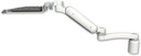 AccessMount™ Ultra 180 Heavy Duty Arm desk mount with a 3" riser, a 12" keyboard tray, and an 11" arm