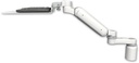 AccessMount™ Ultra 180 Heavy Duty Arm desk mount with a 3" riser, a 12" flat keyboard tray, and an 6" arm