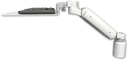 AccessMount™ Ultra 180 Heavy Duty Arm desk mount with a 3" riser and a 12" flat keyboard tray