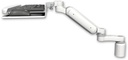 AccessMount™ Ultra 180 Heavy Duty Arm desk mount with a 3" riser, a wrist-rest keyboard tray, and an 6" arm