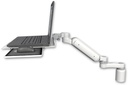 AccessMount™ Ultra 180 Heavy Duty Arm desk mount with a 3" riser Laptop tray, slider, and an 6" arm