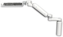 AccessMount™ Ultra 180 Heavy Duty Arm desk mount with a 7.5" riser, a wrist-rest keyboard tray, and an 6" arm