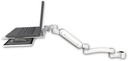 AccessMount™ Ultra 180 Heavy Duty Arm mount for a 1.5" pole Laptop tray with slider and an 11" arm