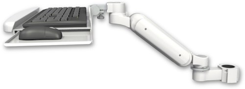AccessMount™ Ultra 180 Heavy Duty Arm mount for a 1.75" pole with a wrist-rest keyboard tray