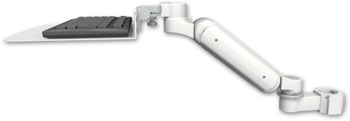 AccessMount™ Ultra 180 Heavy Duty Arm mount for a 2" pole with a 12" flat keyboard tray
