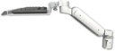 AccessMount™ Ultra 180 Heavy Duty Arm mount for a 2" radius with a 12" keyboard tray