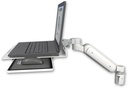 AccessMount™ Ultra 180 Heavy Duty Arm mount for a 2" radius Laptop tray with slider