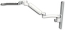 AccessMount™ Ultra 180 Heavy Duty Arm mount on a 19" wall track slider with a 12" keyboard tray and an 11" arm