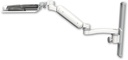 AccessMount™ Ultra 180 Heavy Duty Arm mount on a 19" wall track slider with a wrist-rest keyboard tray and an 11" arm