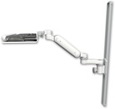 AccessMount™ Ultra 180 Heavy Duty Arm mount on a 36" wall track slider with a wrist-rest keyboard tray and an 6" arm
