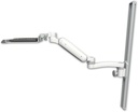 AccessMount™ Ultra 180 Arm mount on a 36" wall track slider with a 12" keyboard tray and an 11" arm