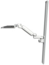 AccessMount™ Ultra 180 Arm mount on a 50" wall track slider with a 12" keyboard tray and an 6" arm