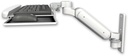 AccessMount™ Ultra 180 Arm wall mount with a wrist-rest keyboard tray