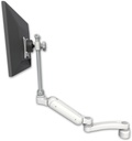 AccessMount™ Ultra 180 Arm with EV710 monitor mount desk mount, a 1" riser, and an 11" arm