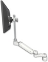 AccessMount™ Ultra 180 Arm with EV710 monitor mount desk mount, a 1" riser, and an 6" arm