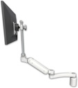 AccessMount™ Ultra 180 Arm with EV710 monitor mount desk mount, a 3" riser, and an 11" arm