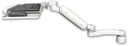 AccessMount™ Ultra 180 Arm desk mount with a 1" riser, a wrist-rest keyboard tray, and an 11" arm