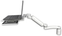 AccessMount™ Ultra 180 Arm desk mount with a 3" riser Laptop tray, slider, and an 11" arm