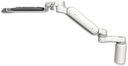 AccessMount™ Ultra 180 Arm desk mount with a 5" riser, a 12" keyboard tray, and an 6" arm