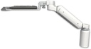 AccessMount™ Ultra 180 Arm desk mount with a 5" riser and a 12" keyboard tray
