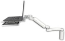 AccessMount™ Ultra 180 Arm desk mount with a 5" riser Laptop tray, slider, and an 11" arm