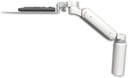 AccessMount™ Ultra 180 Arm desk mount with a 7.5" riser and a 12" flat keyboard tray