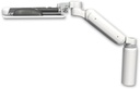 AccessMount™ Ultra 180 Arm desk mount with a 7.5" riser and a wrist-rest keyboard tray