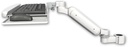 AccessMount™ Ultra 180 Arm mount for a 1.5" pole with a wrist-rest keyboard tray