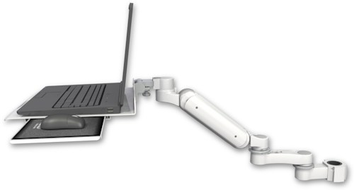 AccessMount™ Ultra 180 Arm mount for a 1.5" pole Laptop tray with slider and an 6" arm