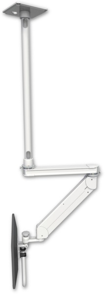 AccessMount™ Titan Elite ErgoVision LCD mount w/ 20" T2 arm ceiling mount with a 36" ext