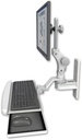AccessMount™ Titan Paralink wall mount with a wrist-rest keyboard tray
