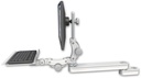 AccessMount™ Long single arm T2 Paralink LCD arm mount for a 2" pole with a 12" paralink keyboard tray