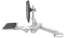 AccessMount™ Long T2 Paralink LCD arm mount for a 2" pole with a 12" paralink keyboard tray