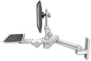 AccessMount™ Long T2 Paralink LCD arm wall mount with a 12" paralink keyboard tray