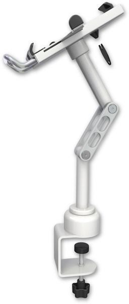 AccessMount™ Tamper resistant Tablet mount desk edge clamp